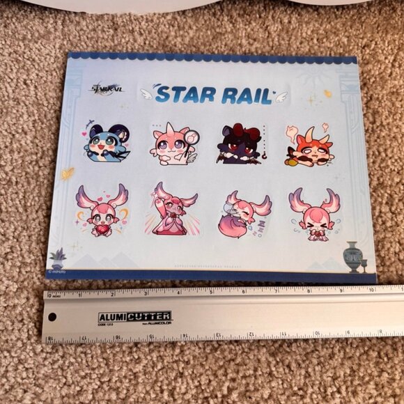 Honkai Star Rail HSR Hoyoverse AX Anime Expo 2025 Amphoreus Sticker Sheet - Picture 4 of 5